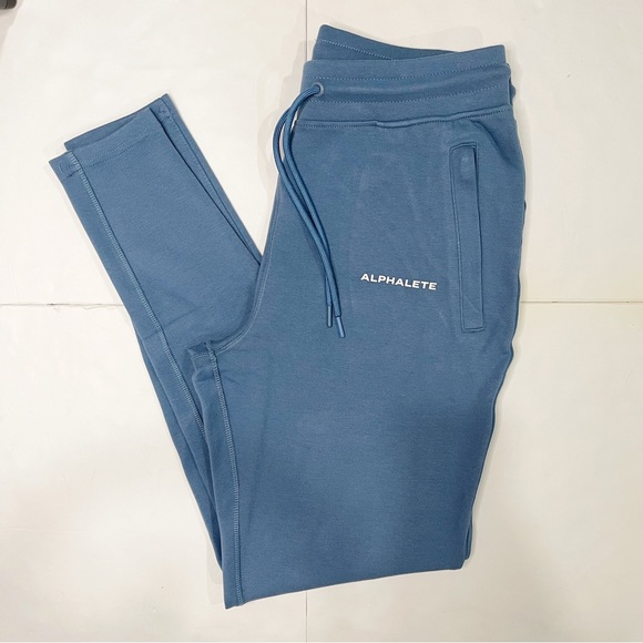 NWT ALPHALETE WOMEN’S CORE JOGGERS IN TEAL VARIOUS SIZES XS,SMALL,MEDIUM, & L - Picture 5 of 5